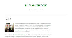 Desktop Screenshot of miriamzisook.com